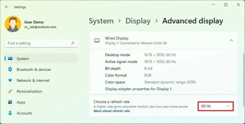วิธีปรับอัตรารีเฟรชจอภาพใน Windows 11