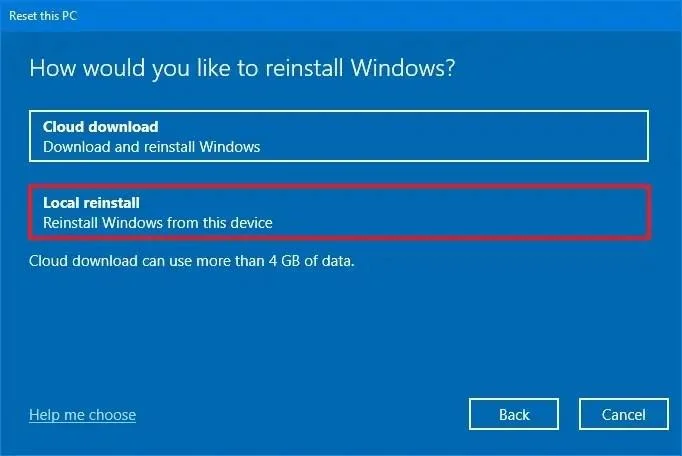 วิธีรีเซ็ต Windows 10 เพื่อลบทุกอย่าง