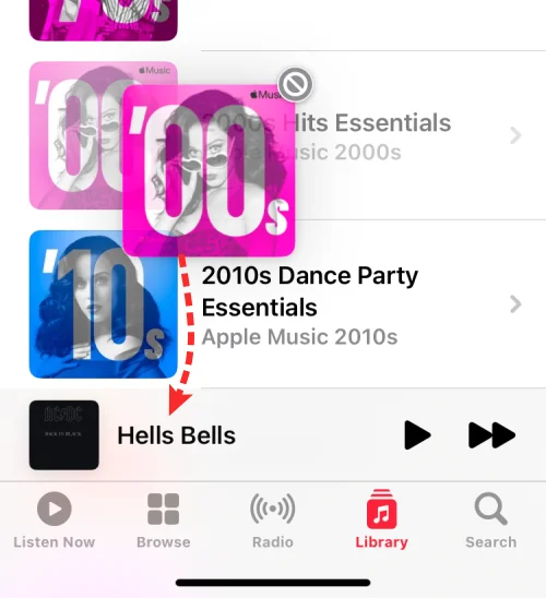 如何在 iPhone 上的 Apple Music 中添加歌曲以立即播放下一首