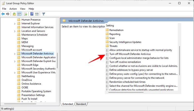 วิธีเปิดใช้งาน Windows Defender ใน Windows 11