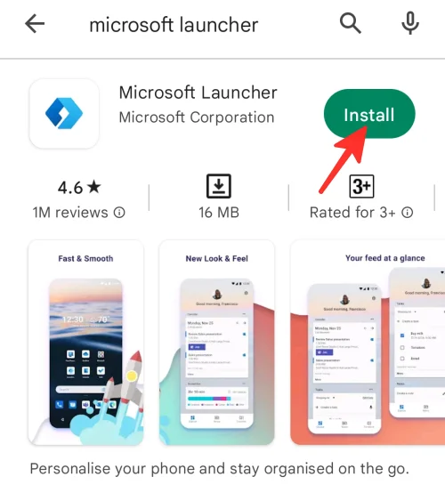 Android에서 Microsoft Launcher를 설정하고 사용하는 방법[2023]