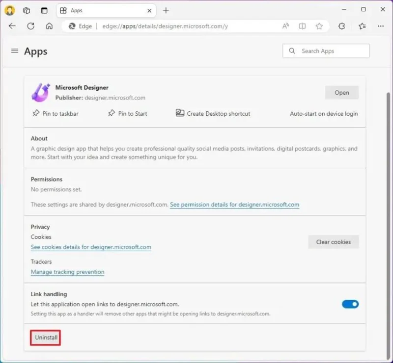 วิธีติดตั้ง Microsoft Designer เป็นแอปบน Windows 11