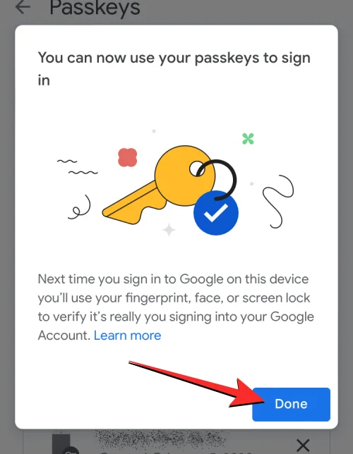 Google 비밀번호 키: 얼굴이나 지문을 사용하여 Google 계정에 로그인하는 방법