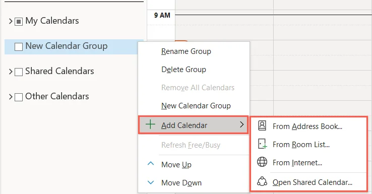 如何在 Microsoft Outlook 中創建日曆組