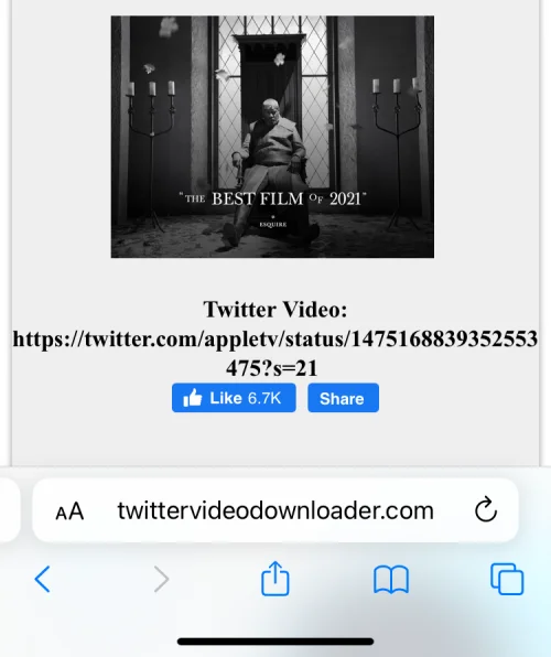 iPhone에 Twitter의 비디오를 저장하는 방법