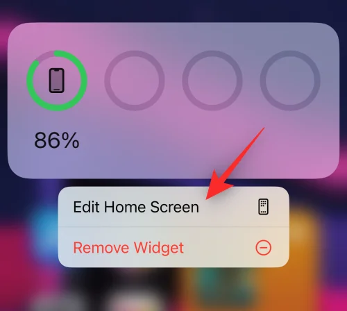 iOS 16의 iPhone에서 위젯을 관리하는 방법
