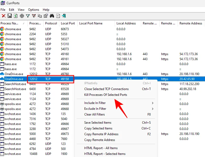 วิธีฆ่ากระบวนการบนพอร์ตบน Windows 11