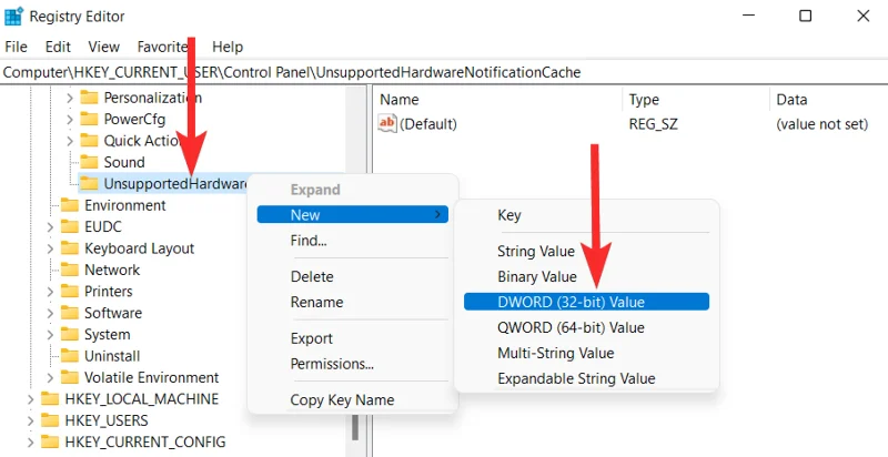Windows 11: "시스템 요구 사항이 충족되지 않음" 워터마크를 제거하는 방법