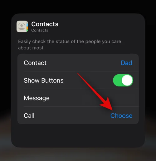 iOS 17 で連絡先ウィジェットの通話とメッセージ ボタンを有効にして使用する方法