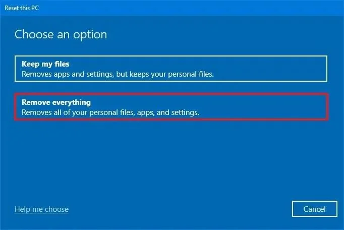 วิธีรีเซ็ต Windows 10 เพื่อลบทุกอย่าง