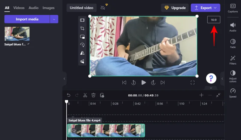 在 Clipchamp 中裁剪視頻：分步指南