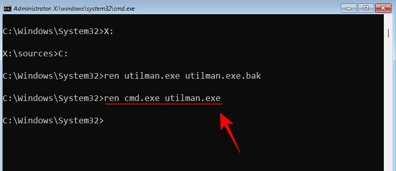 명령 프롬프트(CMD)를 사용하여 Windows 11 관리자 비밀번호를 재설정하는 방법