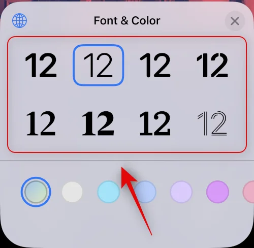 iOS 16에서 iPhone의 시계 글꼴을 변경하는 방법