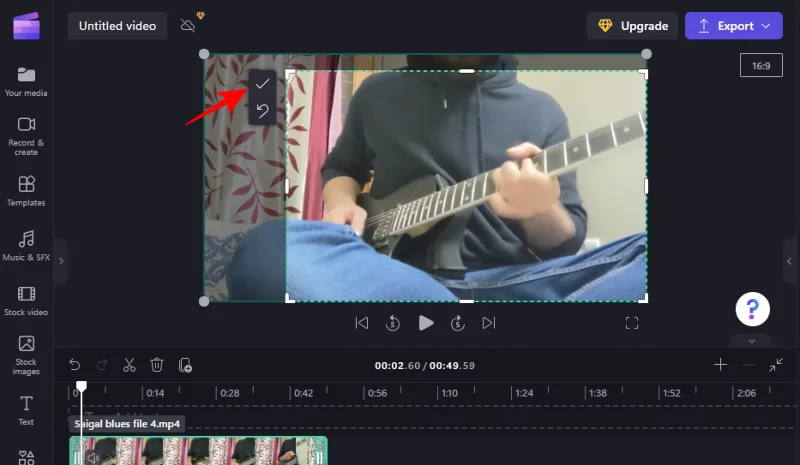 在 Clipchamp 中裁剪視頻：分步指南