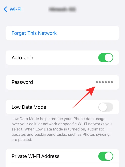 iOS 16의 iPhone에서 WiFi 비밀번호를 보고 공유하는 방법