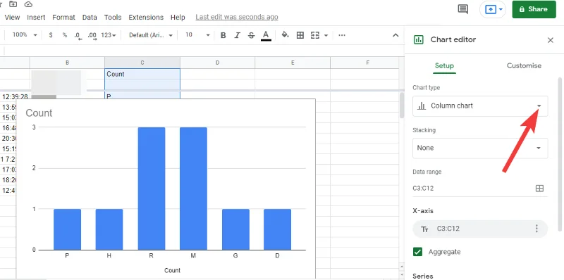 Google Forms에서 원형 차트를 만드는 방법