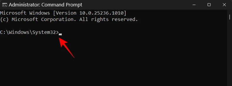 Command Prompt Admin User