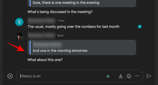 Google Chat에서 답장으로 인용하는 방법