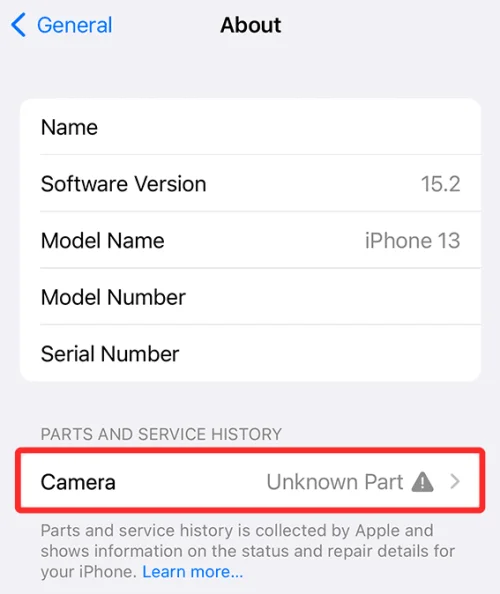 설정 앱에서 iPhone 수리 내역을 확인하는 방법