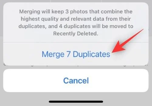 iOS 16의 iPhone에서 중복 사진을 제거하는 방법