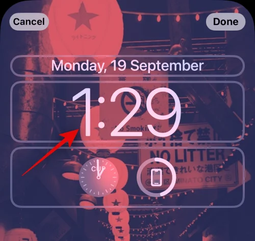 iOS 16에서 iPhone의 시계 글꼴을 변경하는 방법