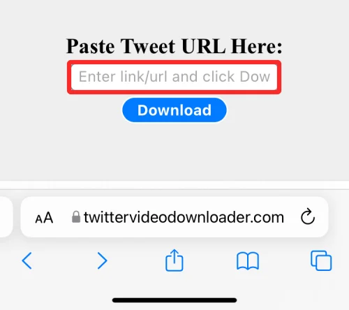 iPhone에 Twitter의 비디오를 저장하는 방법