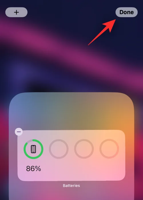 iOS 16의 iPhone에서 위젯을 관리하는 방법