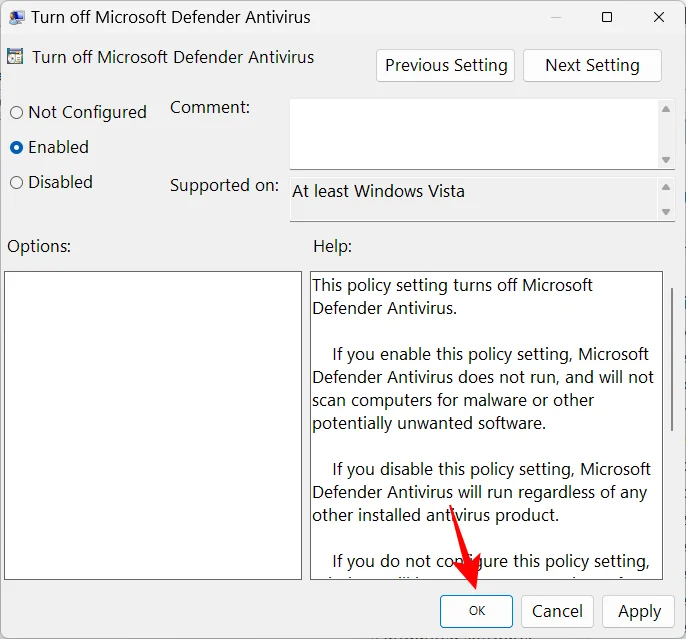 Windows 11에서 Windows 보안 바이러스 백신을 비활성화하는 6가지 방법