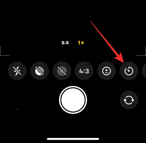 iPhone 카메라에서 타이머를 설정하는 방법