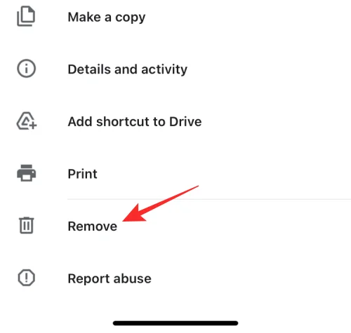iPhone의 Google 드라이브에서 파일을 삭제하는 방법