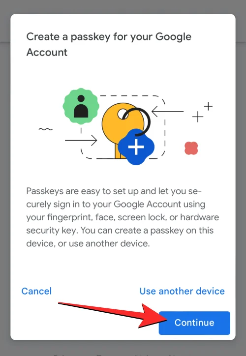 Google 비밀번호 키: 얼굴이나 지문을 사용하여 Google 계정에 로그인하는 방법
