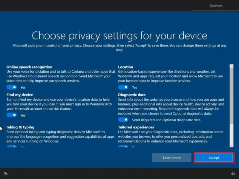 วิธีติดตั้ง Windows 10 โดยไม่ต้องใช้บัญชี Microsoft