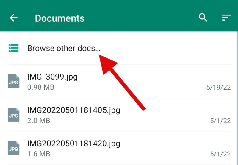 iPhone 또는 Android의 Whatsapp에서 사진을 문서로 보내는 방법