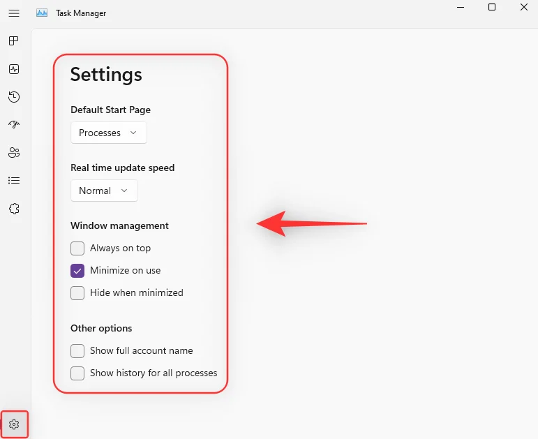 Windows 11 22H2 업데이트 작업 관리자의 새로운 기능