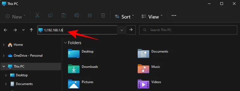 Windows 11 で共有フォルダーにアクセスする方法