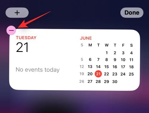 iOS 16의 iPhone에서 위젯을 관리하는 방법