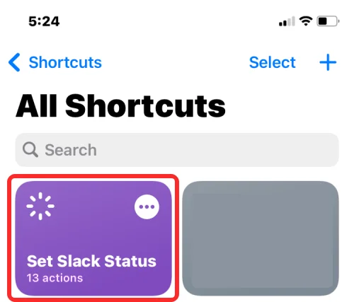 Apple 바로가기를 사용하여 Slack 상태를 설정하는 방법