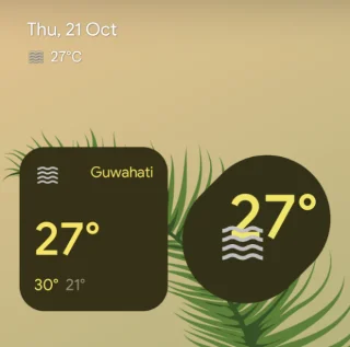 Android 12에 Material You 날씨 위젯을 추가하는 방법