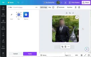 Canva를 사용하여 사진에서 얼굴을 흐리게 만드는 방법