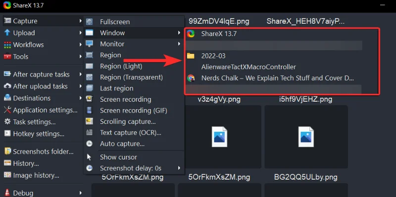 วิธีใช้ ShareX เพื่อจับภาพหน้าจอและบันทึกหน้าจอบน Windows 11 หรือ 10
