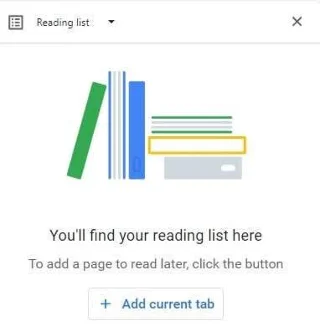 Google 크롬 북마크바에서 읽기 목록을 제거하는 방법