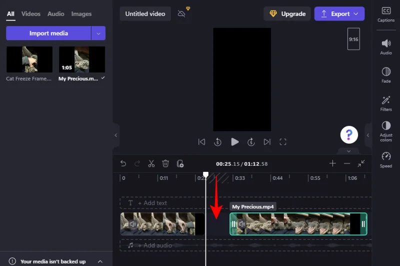 Clipchamp에서 프레임을 고정하는 방법: 단계별 가이드