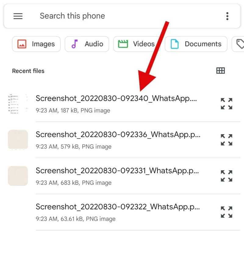 iPhone 또는 Android의 Whatsapp에서 사진을 문서로 보내는 방법