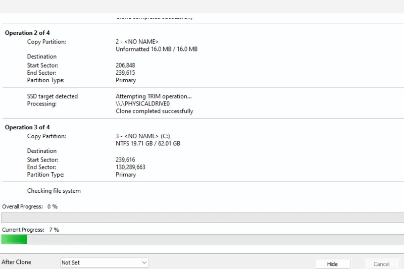 วิธีโคลน Windows 11 เป็น SSD [AIO]