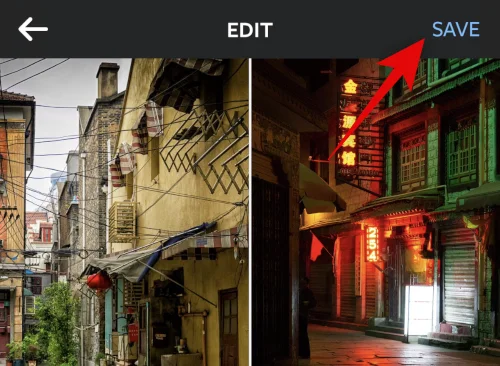 iPhone에서 두 장의 사진을 나란히 넣는 방법