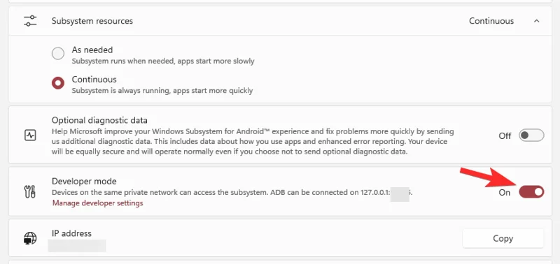 Windows 11: Android 및 ADB용 Windows 하위 시스템을 사용하여 APK를 사이드로드하는 방법