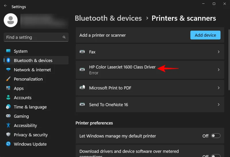 ลบเครื่องพิมพ์ใน Windows 11: 6 วิธีการและคำอธิบายการแก้ไข 7 รายการ
