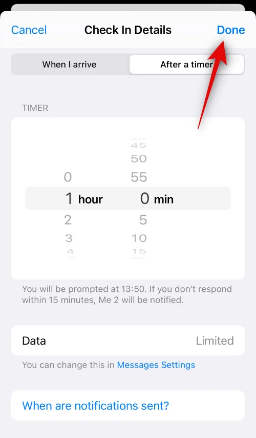 iOS 17에서 메시지 체크인을 사용하는 방법