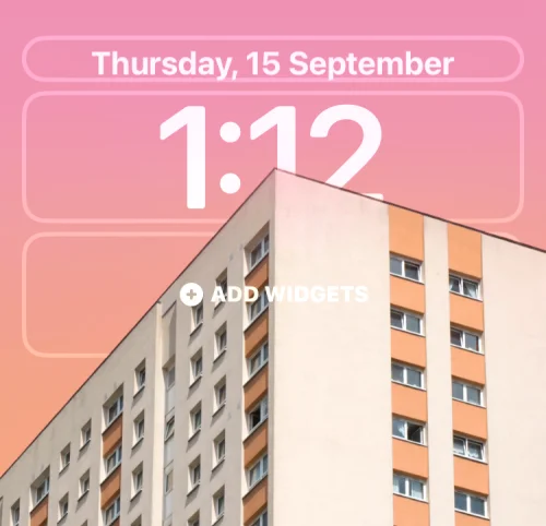 iOS 16에서 배경 화면 뒤에 시간을 두는 방법