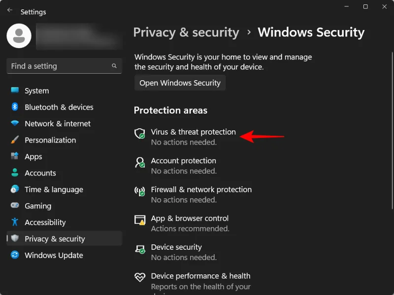 Windows 11에서 Windows 보안 바이러스 백신을 비활성화하는 6가지 방법